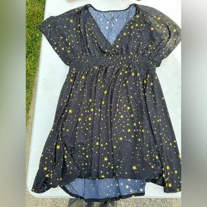 Torrid v-neck swim coverup dress